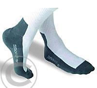 Ponožky NANOSILVER antibakteriální Sport bílé velikost 35-41