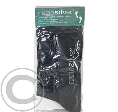 Ponožky NANOSILVER Sport černé velikost M 39-42