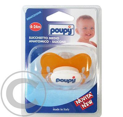 POUPY Šidítko 3D silikonové průhledné 1ks, POUPY, Šidítko, 3D, silikonové, průhledné, 1ks