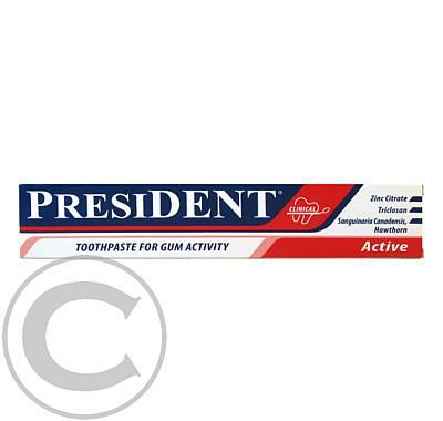 PresiDENT Zubní pasta Active astringenní antibakteriální 75ml, PresiDENT, Zubní, pasta, Active, astringenní, antibakteriální, 75ml