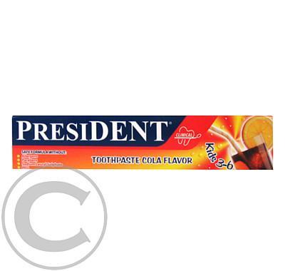 PresiDENT Zubní pasta děti 3-6let Cola příchuť 50ml, PresiDENT, Zubní, pasta, děti, 3-6let, Cola, příchuť, 50ml