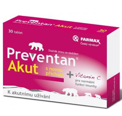 Preventan Akut s novou příchutí 30 tablet, Preventan, Akut, novou, příchutí, 30, tablet