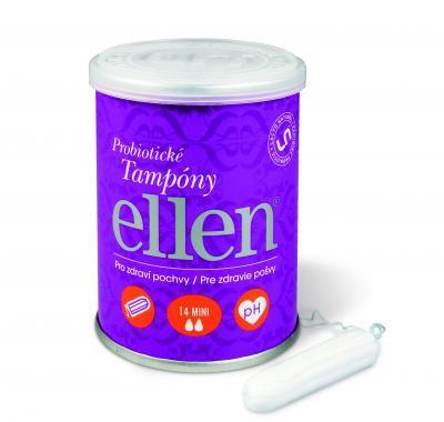 Probiotické tampóny ellen - Mini 14 ks, Probiotické, tampóny, ellen, Mini, 14, ks