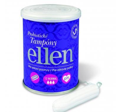 Probiotické tampóny ellen - Normal 12 ks, Probiotické, tampóny, ellen, Normal, 12, ks