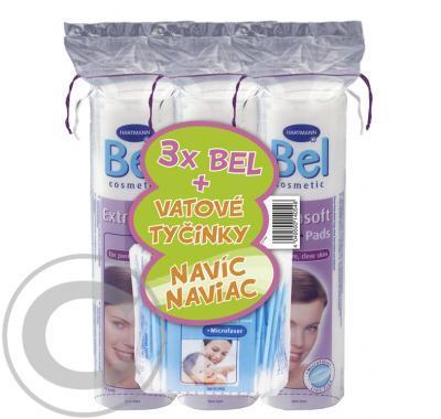 PROMO Bel vatové podušky kulaté (3x70) vatové tyčinky, PROMO, Bel, vatové, podušky, kulaté, 3x70, vatové, tyčinky