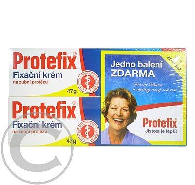 Protefix Fixační krém 1 1 ZDARMA 2x47g, Protefix, Fixační, krém, 1, 1, ZDARMA, 2x47g