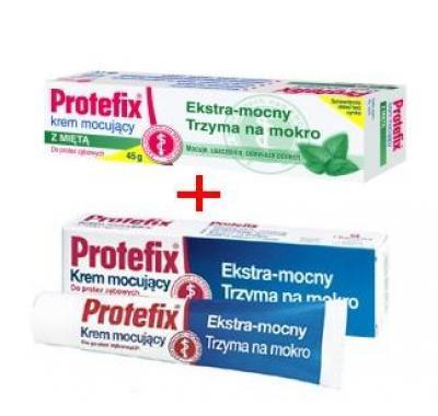 Protefix Fixační krém s mátou   krém zdarma 2 x 47 g, Protefix, Fixační, krém, mátou, , krém, zdarma, 2, x, 47, g