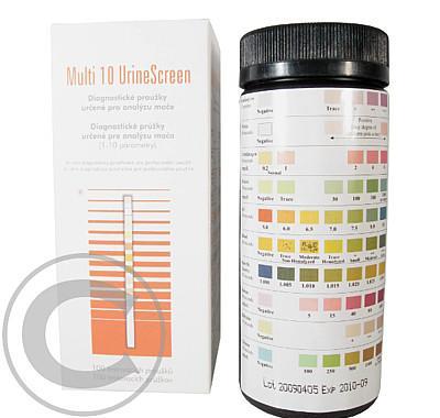 Proužky diagnostické Multi 10 UrineScreen 100ks, Proužky, diagnostické, Multi, 10, UrineScreen, 100ks