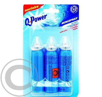 Q power minispray 3x15ml náhradní náplň ocean, Q, power, minispray, 3x15ml, náhradní, náplň, ocean