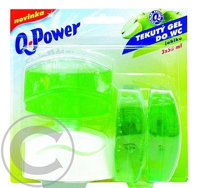 Q power tekutý závěs 3x55ml jablko, Q, power, tekutý, závěs, 3x55ml, jablko