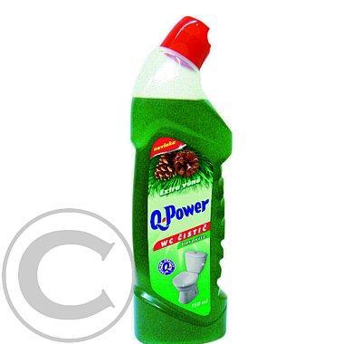 Q power wc čistič 750ml borovice extra vůně, Q, power, wc, čistič, 750ml, borovice, extra, vůně