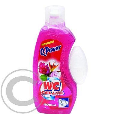 Q power wc gel 400ml exotic(červený)