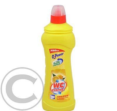 Q power wc gelový čistič dezinfekční přísada 750 ml, Q, power, wc, gelový, čistič, dezinfekční, přísada, 750, ml