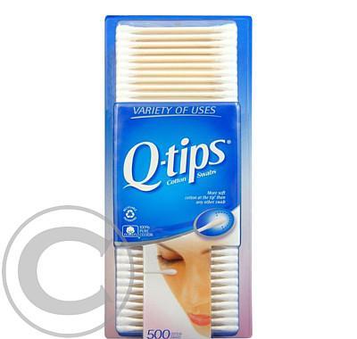 Q-tips vatové tyčinky 500ks, Q-tips, vatové, tyčinky, 500ks