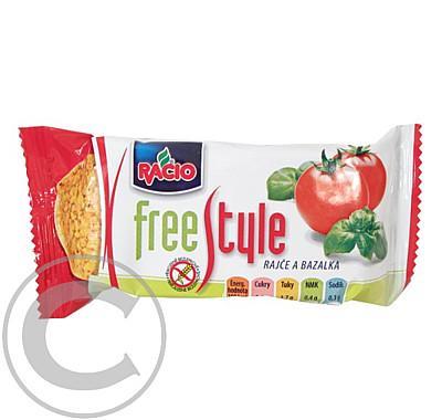 RACIO Free style rýžové chlebíčky rajče a bazalka 25g, RACIO, Free, style, rýžové, chlebíčky, rajče, bazalka, 25g