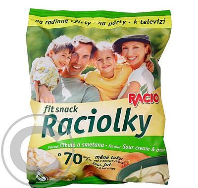 RACIOLKY Fit Snack cibule a smetana 40g, RACIOLKY, Fit, Snack, cibule, smetana, 40g