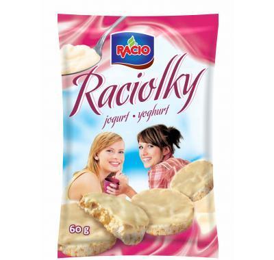 RACIOLKY jogurtové 60g, RACIOLKY, jogurtové, 60g