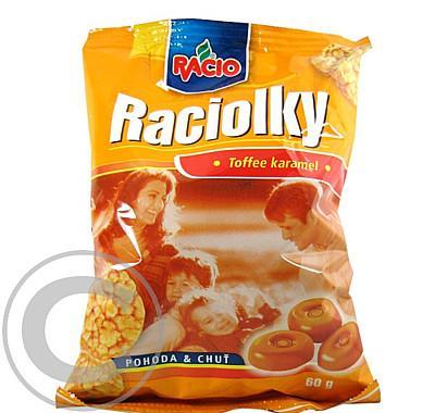 RACIOLKY karamelové 60g, RACIOLKY, karamelové, 60g