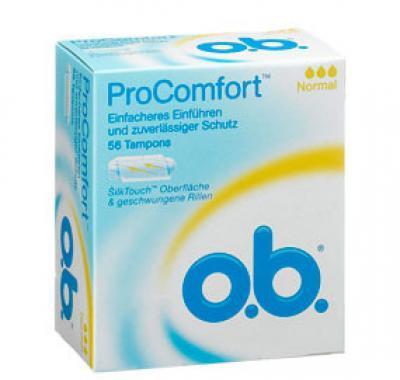 Tampony o.b.® ProComfort™ Normal 56 kusů, Tampony, o.b.®, ProComfort™, Normal, 56, kusů