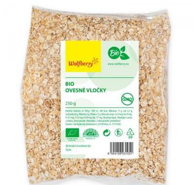 WOLFBERRY Ovesné vločky BIO 250 g, WOLFBERRY, Ovesné, vločky, BIO, 250, g