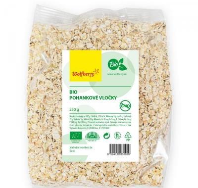 WOLFBERRY Pohankové vločky BIO 250 g, WOLFBERRY, Pohankové, vločky, BIO, 250, g