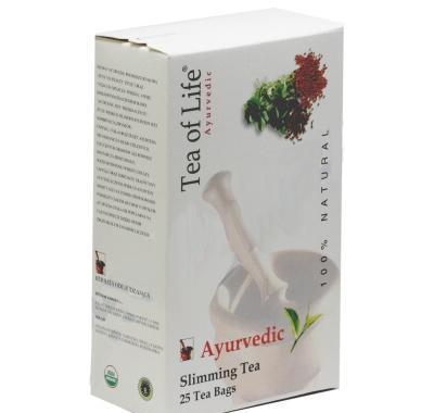 Ajurvédský Tea of life Bio čaj na hubnutí 25x2g, Ajurvédský, Tea, of, life, Bio, čaj, hubnutí, 25x2g