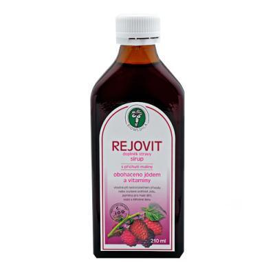 Biomedica Rejovit malina sirup s jódem 210 ml, Biomedica, Rejovit, malina, sirup, jódem, 210, ml