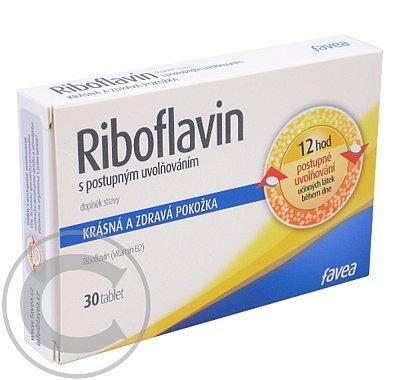 FAVEA Riboflavin s postupným uvolňováním 30 tablet