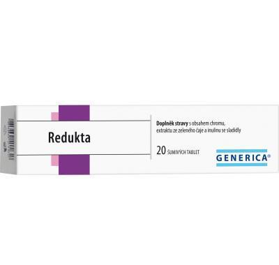 GENERICA Redukta 20 šumivých tablet, GENERICA, Redukta, 20, šumivých, tablet