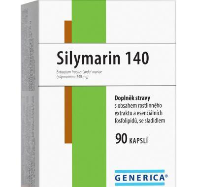 GENERICA Silymarin 140 mg 90 kapslí, GENERICA, Silymarin, 140, mg, 90, kapslí