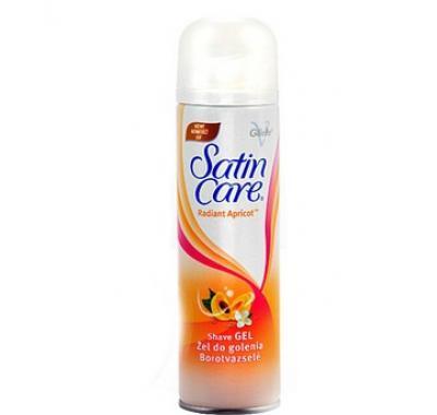 Gillette Satin Care Gel na holení 200 ml Radiant Apricot, Gillette, Satin, Care, Gel, holení, 200, ml, Radiant, Apricot