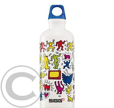 Nápojová lahev Sigg Balancin Act By Haring white 0,6l, Nápojová, lahev, Sigg, Balancin, Act, By, Haring, white, 0,6l