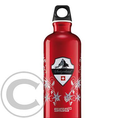 Nápojová lahev Sigg Edelswiss Red 0,6l, Nápojová, lahev, Sigg, Edelswiss, Red, 0,6l