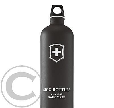 Nápojová lahev Sigg Swiss Cross Black Touch 1,0l