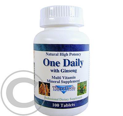 ONE DAILY Multivitamín   multiminerál   ženšen 100 tablet, ONE, DAILY, Multivitamín, , multiminerál, , ženšen, 100, tablet