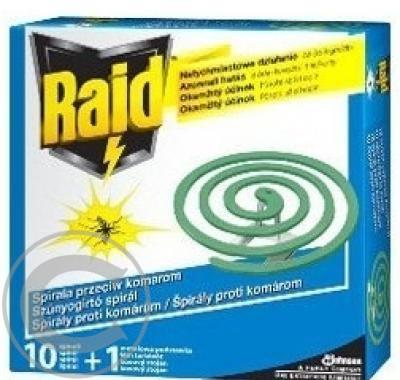 Raid spirála proti komárům (10ks/krab), Raid, spirála, proti, komárům, 10ks/krab,
