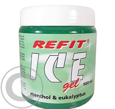 Refit Ice masážní gel s eukalyptem 500 ml zelený, Refit, Ice, masážní, gel, eukalyptem, 500, ml, zelený