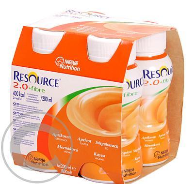 RESOURCE 2,0 KCAL FIBRE MERUŇKO  4X200ML Roztok, RESOURCE, 2,0, KCAL, FIBRE, MERUŇKO, 4X200ML, Roztok