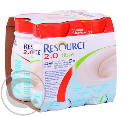 RESOURCE 2,0 KCAL FIBRE NEUTRÁLNÍ 4X200 ML Roztok, RESOURCE, 2,0, KCAL, FIBRE, NEUTRÁLNÍ, 4X200, ML, Roztok