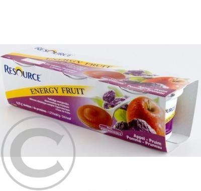 Resource Energy Fruit Jablko - Švestka 3 x 125 g, Resource, Energy, Fruit, Jablko, Švestka, 3, x, 125, g