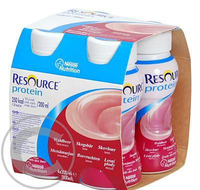 RESOURCE PROTEIN DRINK LESNÍ PL  4X200ML Roztok