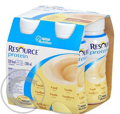 RESOURCE PROTEIN  VANILKOVÝ  4X200ML Roztok, RESOURCE, PROTEIN, VANILKOVÝ, 4X200ML, Roztok