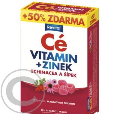 Revital Vitamin C   zinek   echinacea   šípek 45 tablet, Revital, Vitamin, C, , zinek, , echinacea, , šípek, 45, tablet