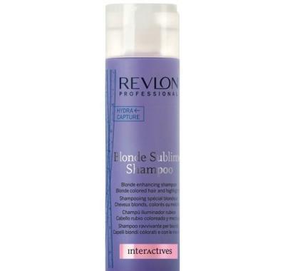 Revlon Interactives Blond Sublime Shampoo  250ml Pro blond vlasy, Revlon, Interactives, Blond, Sublime, Shampoo, 250ml, Pro, blond, vlasy