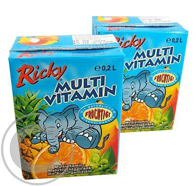 RICKY multivitamín 12% 200ml tetrapack