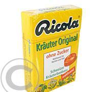 RICOLA Originální pastilky bez cukru 50g, RICOLA, Originální, pastilky, bez, cukru, 50g