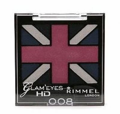 Rimmel London Glam Eyes HD Quad Eye Shadow 2,5 g 008 True Union Jack, Rimmel, London, Glam, Eyes, HD, Quad, Eye, Shadow, 2,5, g, 008, True, Union, Jack