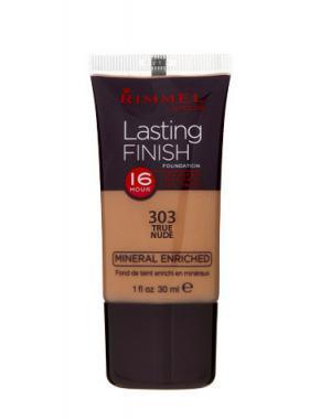 Rimmel London Lasting Finish 16h Foundation 30 ml 303 True Nude, Rimmel, London, Lasting, Finish, 16h, Foundation, 30, ml, 303, True, Nude