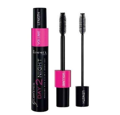 Rimmel London Mascara Day 2 Night Black  9,5ml Odstín 001 Black černá