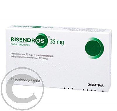 RISENDROS 35 MG  12X35MG Potahované tablety, RISENDROS, 35, MG, 12X35MG, Potahované, tablety